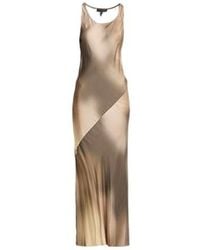 Rag & Bone - Khaki Maxi Dress Viscose, Rayon - Lyst