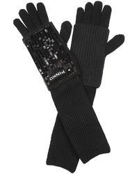 Pinko - Ribbed Gloves - Lyst
