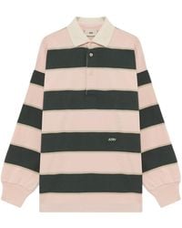 Autry - Striped Long-Sleeve Polo Shirt - Lyst
