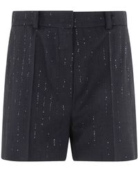 Max Mara - Siberia Embellished Shorts - Lyst