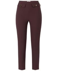 Elisabetta Franchi - High-Waist Trousers - Lyst