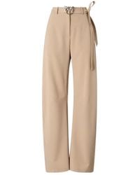 Pinko - Love Birds Buckle Trousers - Lyst