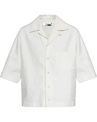DSquared² - Linen Boxy Short Sleeve Shirt - Lyst
