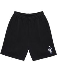 Marcelo Burlon - County Of Milan Logo Printed Shorts - Lyst