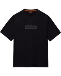Napapijri - Logo Crew-Neck T-Shirt - Lyst