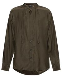 DSquared² - Satin Tie Dropped Shoulder Shirt - Lyst