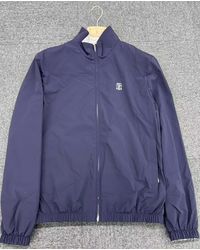 Brunello Cucinelli - Bonded-Nylon Reversible Outerwear Jacket With Logo - Lyst