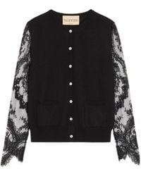 Valentino - Long-Sleeve Knit Top - Lyst
