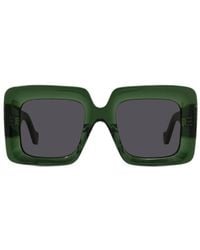 Loewe - Square Frame Sunglasses - Lyst