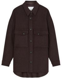 Closed - Button-Up Oversized Jacket - Lyst