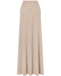 The Row - Noella Cashmere Maxi Skirt - Lyst