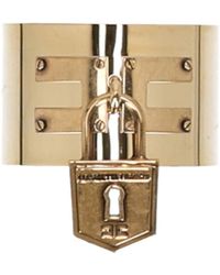 Elisabetta Franchi - Rigid Padlock Bracelet - Lyst