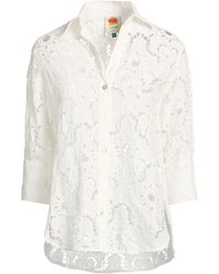 FARM Rio - Solid-Color Shirt - Lyst
