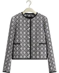 Dior - Macrocannage Cropped Jacket - Lyst