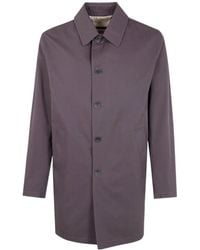 Herno - Buttoned Coat - Lyst