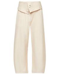 JW Anderson - Jw Anderson Fold-Over Trousers - Lyst