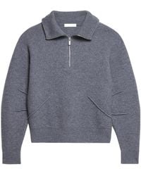 Helmut Lang - Long Sleeve Zipped Jumper - Lyst