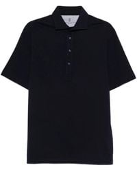 Brunello Cucinelli - Button-Up Polo Shirt - Lyst