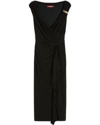 Max Mara - Viscose Jersey Midi Dress - Lyst