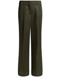 Herno - Pleated Straight-Leg Pants - Lyst
