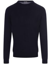 Fedeli - Long-Sleeved Crewneck Jumper - Lyst