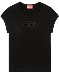 DIESEL - T-Angie Cut-Out T-Shirt - Lyst