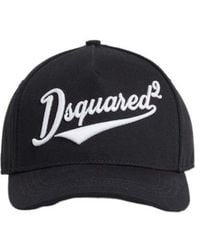 DSquared² - Logo-Embroidered Curved Peak Baseball Cap - Lyst