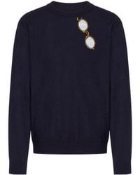 Moschino - Glasses Motif Sweater - Lyst