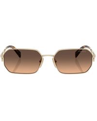 Prada - Eyewear Rectangular Frame Sunglasses - Lyst