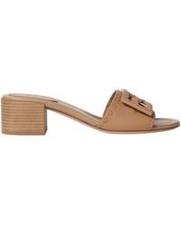 Fendi - Baguette Buckle Mules - Lyst