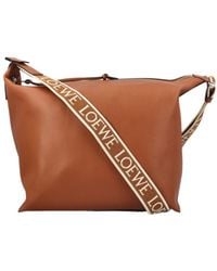 Loewe - Cubi Jacquard Strap Crossbody Bag - Lyst