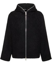 Our Legacy - Zippered Hooded Long-Sleeved Sweatshirt - Lyst