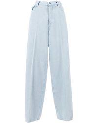 Dondup - High-Rise Wide-Leg Jeans - Lyst
