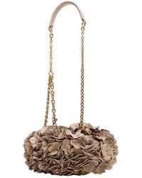 Chloé - Chloé Plissé Floral Shoulder Bag - Lyst