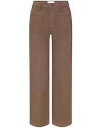FRAME - The Refined Patch Pocket Jeans - Lyst
