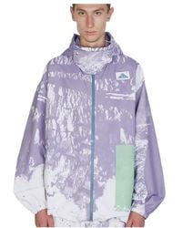 OAMC - Tie Dyed Logo Patch Zipped Hooded Jacket - Lyst