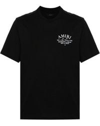 Amiri - Logo Printed Crewneck T-Shirt - Lyst