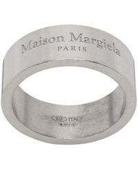 Maison Margiela - Logo Engraved Ring - Lyst