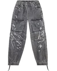DIESEL - D-Mirt 0Pgac Straight-Leg Cargo Jeans - Lyst
