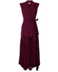 Jonathan Simkhai - Helena Crepe Midi Dress - Lyst