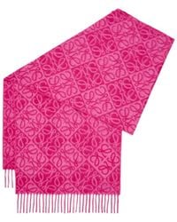 Loewe - Anagram Wool And Cashmere Scarf - Lyst