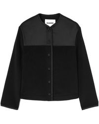 Jil Sander - Panelled Fleece Jacket - Lyst
