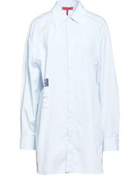 MAX&Co. - Long-Sleeved Solid-Colored Printed Shirt - Lyst