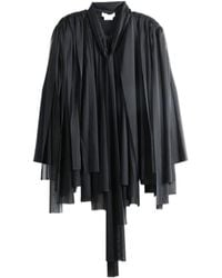 Comme des Garçons - Comme Des Garçons Pleated Blouse - Lyst