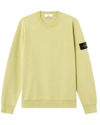 Stone Island - Regular-Fit Crewneck Sweatshirt With Elasticated Cuffs - Lyst