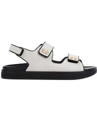 Givenchy - 4G Plaque Strap Flat Sandals - Lyst