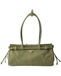 Prada - Bonnie Buckled Shoulder Bag - Lyst