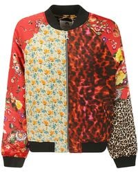 Marine Serre - Regenerated Silk Scarves Bomber Jacket - Lyst