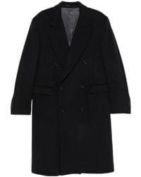 Lardini - Double-Breasted Peak-Lapel Coat - Lyst