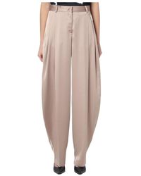ANDAMANE - Belt-Loop Casual Pants - Lyst